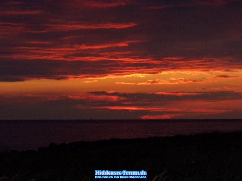 Sonnenuntergang in Vitte