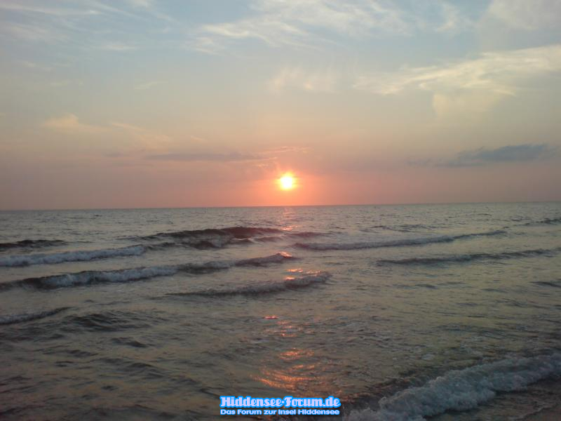 Sonnenuntergang bei Vitte ...