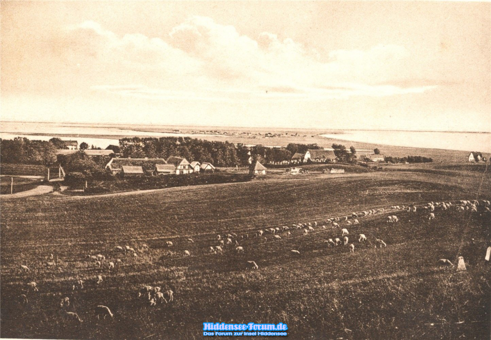 Blick vom Ostseebad Kloster nach Vitte