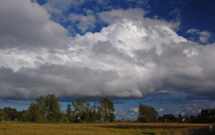 Fette Wolken über Vitte