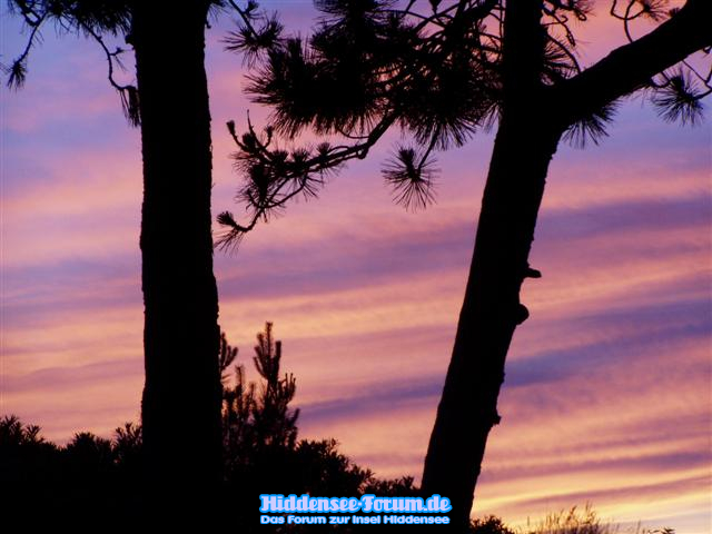 Sonnenuntergang in Vitte