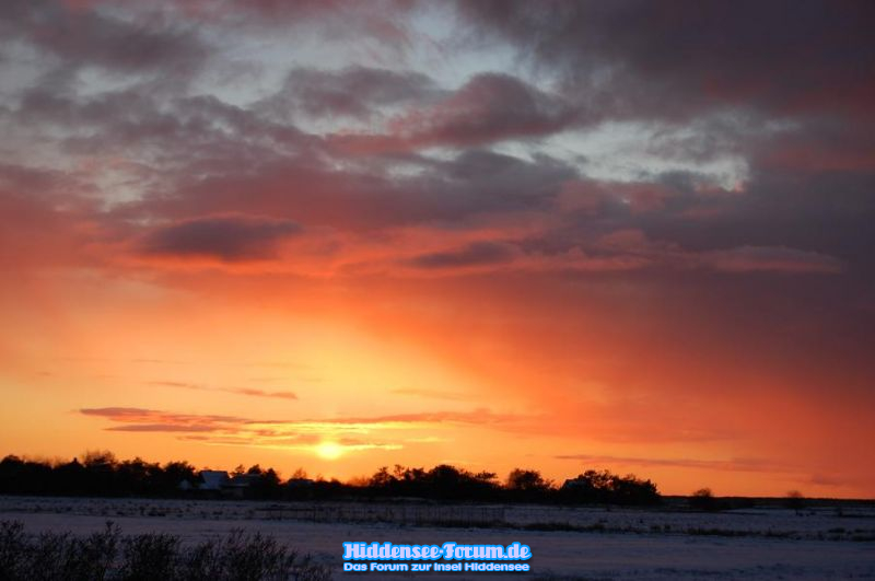 Sonnenuntergang am 5. Januar 2008