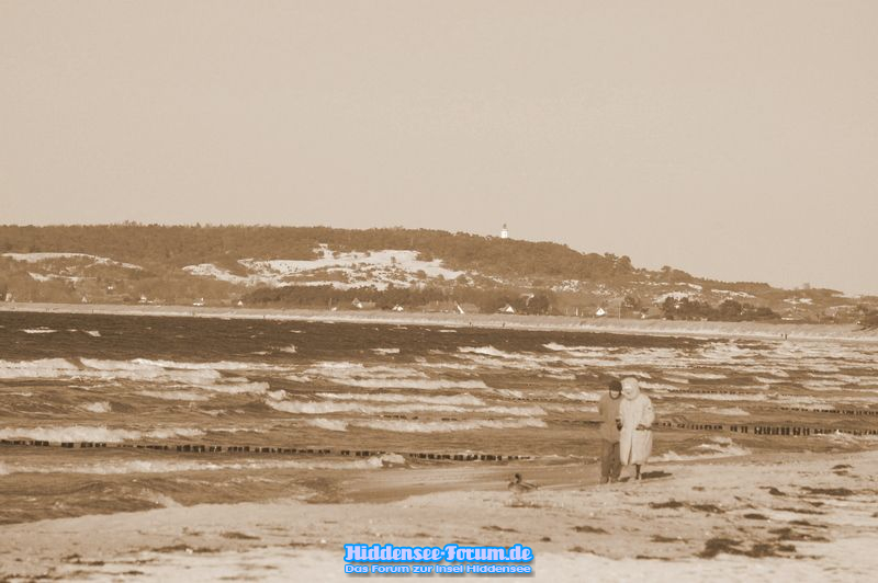 Strandgänger auf Hiddensee