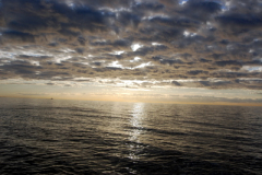 Sonnuntergang im März