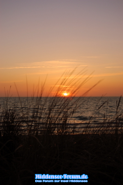 Sonnuntergang im April