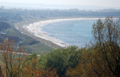 Vitter- Strand von Kloster aus gesehen(in den Bergen)