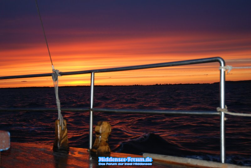 Sonnenuntergang über Hiddensee