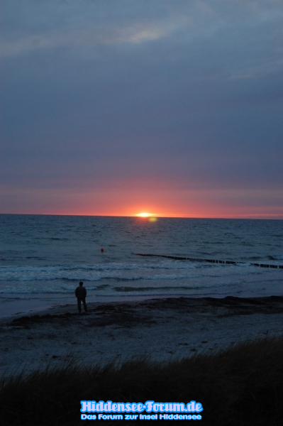 Sonnenuntergang in Vitte
