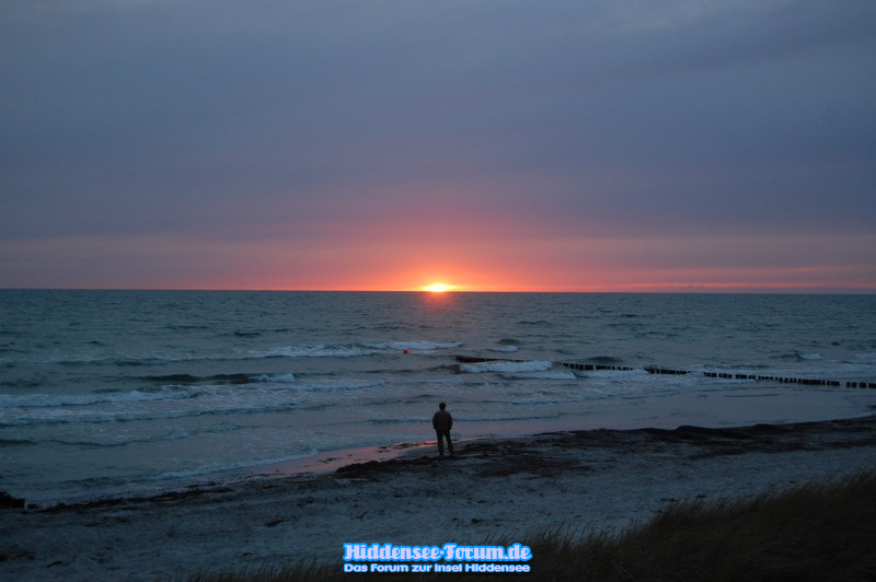Sonnenuntergang in Vitte