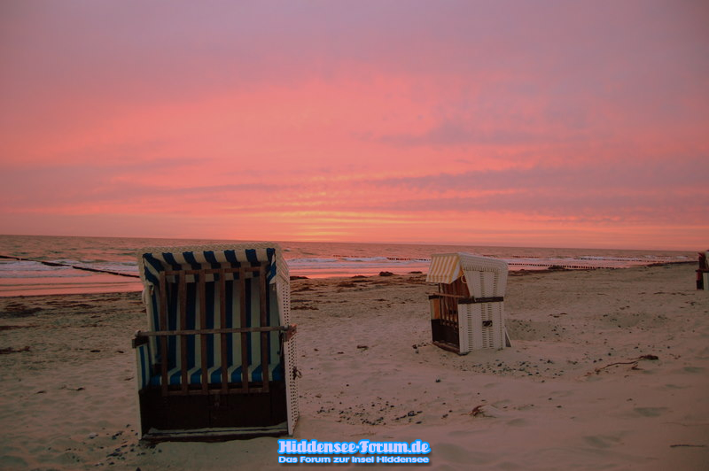 Sonnenuntergang in Vitte