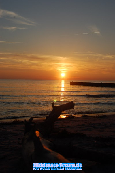 Sonnenuntergang im Süden der Insel (Neuendorf)