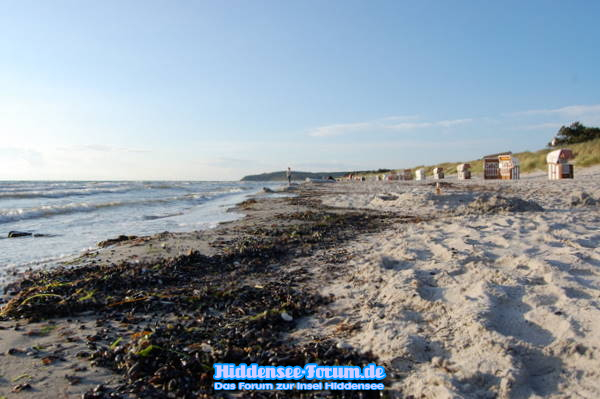Strand von unten.