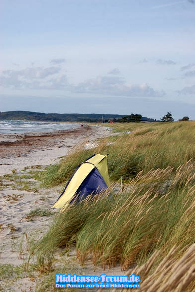 Strand außerhalb des Touristenzentrum.Strand der Ruhe