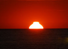 Sonnenuntergang beim Spaziergang auf Hiddensee