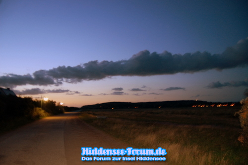 Abendhimmel nach Kloster 21:30 Uhr