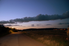 Abendhimmel nach Kloster 21:30 Uhr