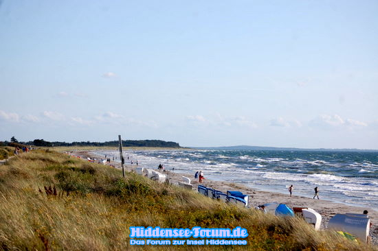 Strand von Vitte Richtung Süden