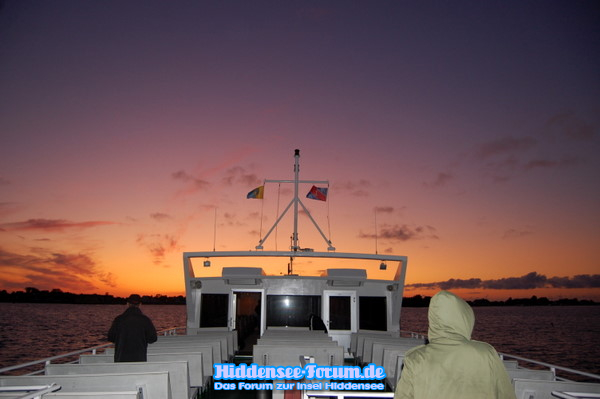 Fahrt in die Sonne  (Insel Hiddensee)