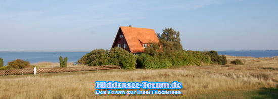 Einsames Haus in Vitte