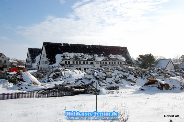 NEUS AUS VITTE..Ein Haus ist schon weg. HOTEL Seeblick