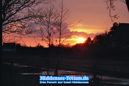 Sonnenuntergang vor Kloster (1 - 3)