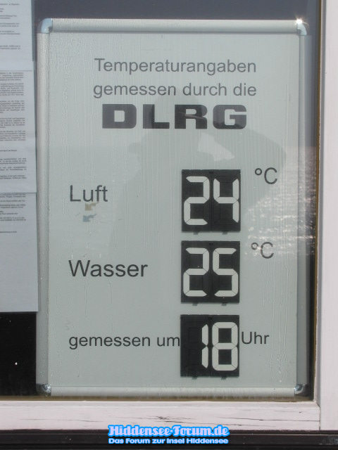 (Traum-)Wassertemperaturen auf Hiddensee