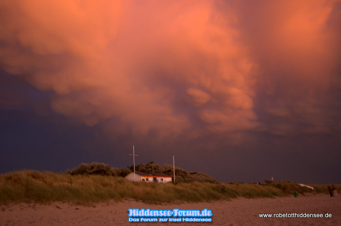 Nach Gewitter  extremer Himmel