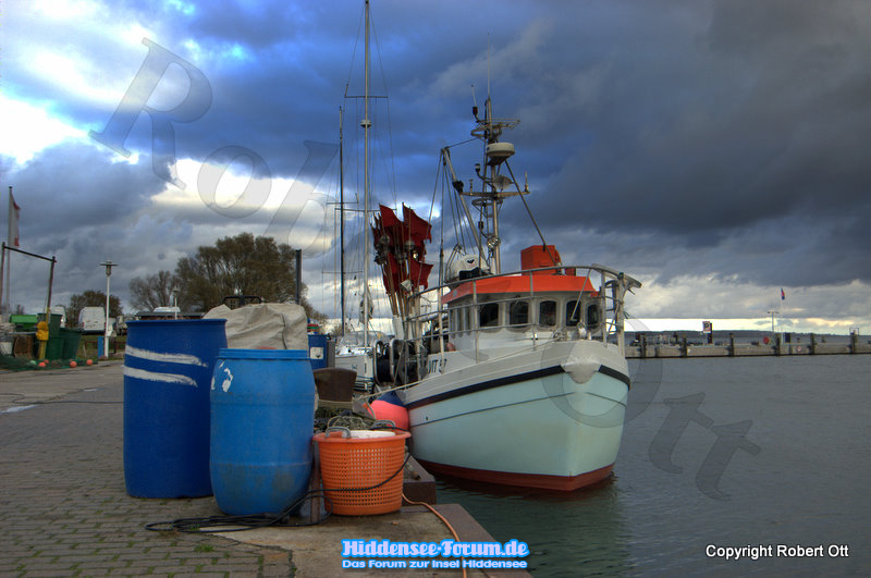 Stille im Fischereihafen Vitte
