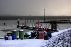 Eislandschaft Hiddensee