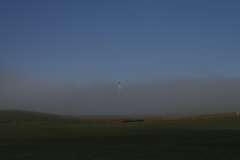 Leutturm im Nebel