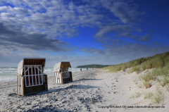 Strand im Mai bei Sturm