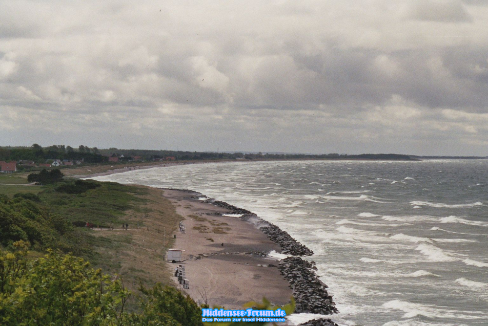 Stürmischer Strand