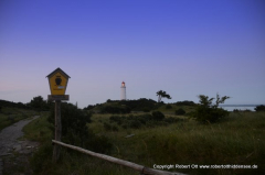 Am Abend Leuchtturm Dornbusch