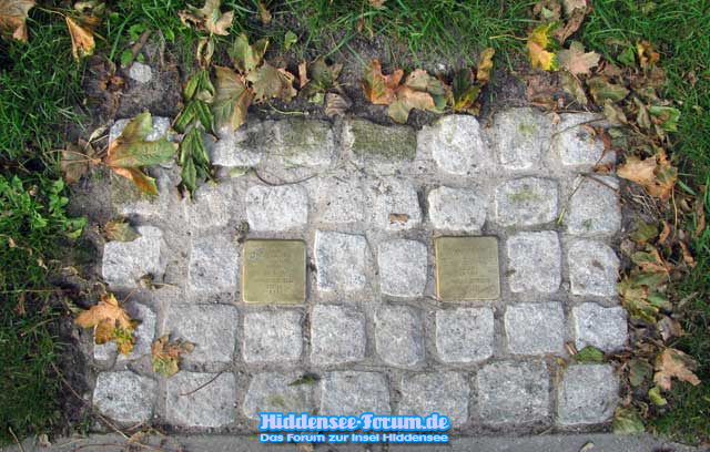 Stolpersteine auf Hiddensee