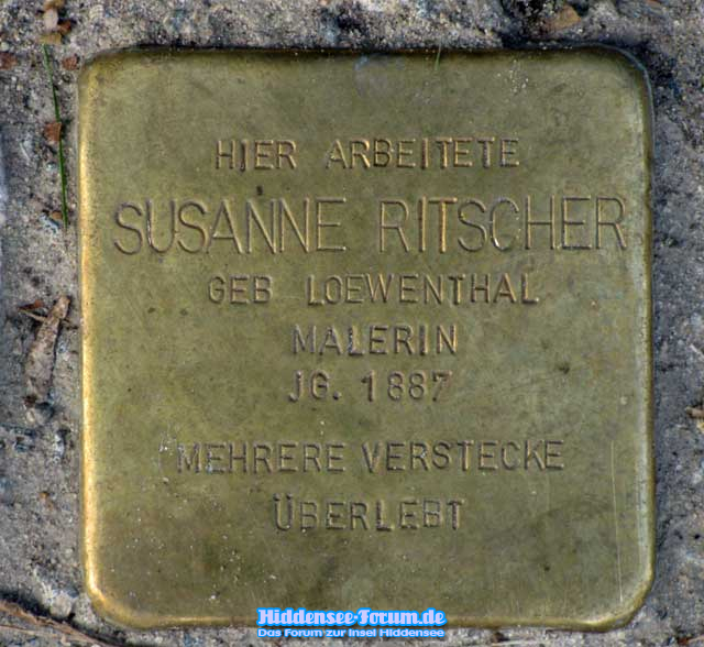 Stolperstein Susanne Rietscher