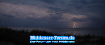 Gewitter über der Ostsee