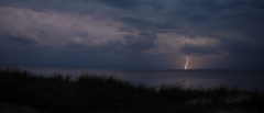 Gewitter über der Ostsee