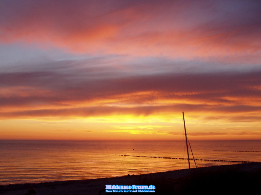 Sonnenuntergang  in Vitte