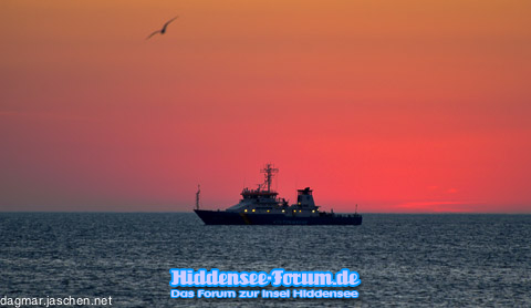 Abends am Strand