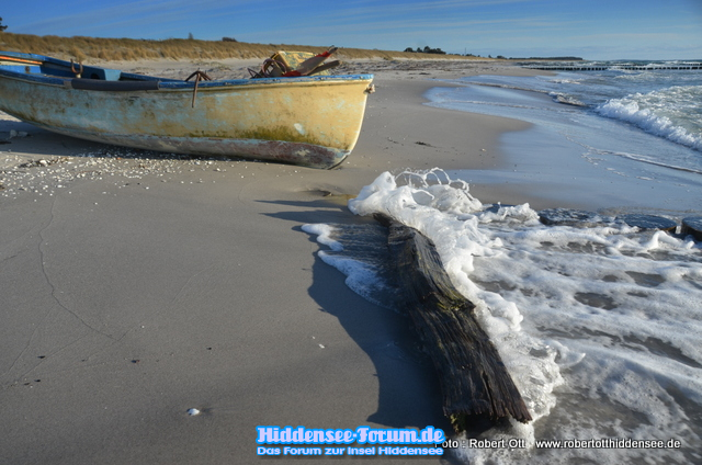 Das  Boot am Strand