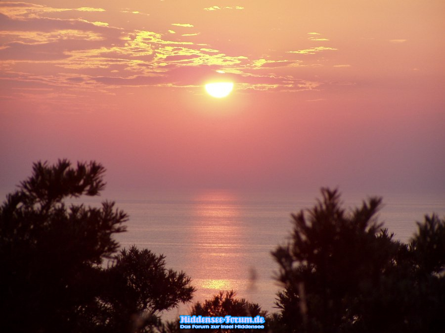 Sonnenuntergang Hiddensee