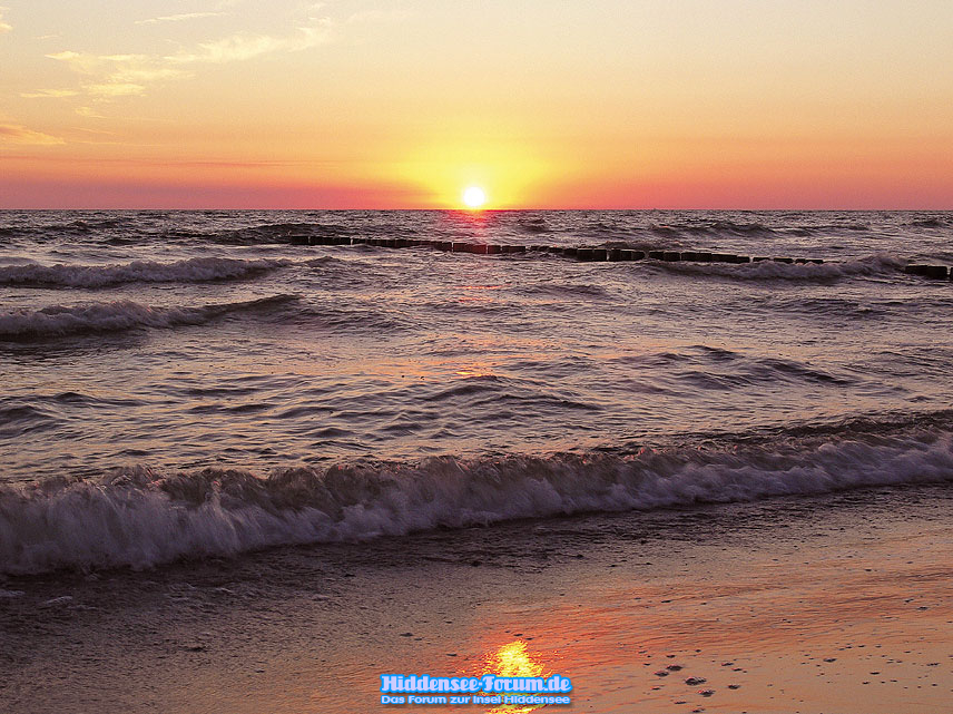 Sonnenuntergang in Vitte