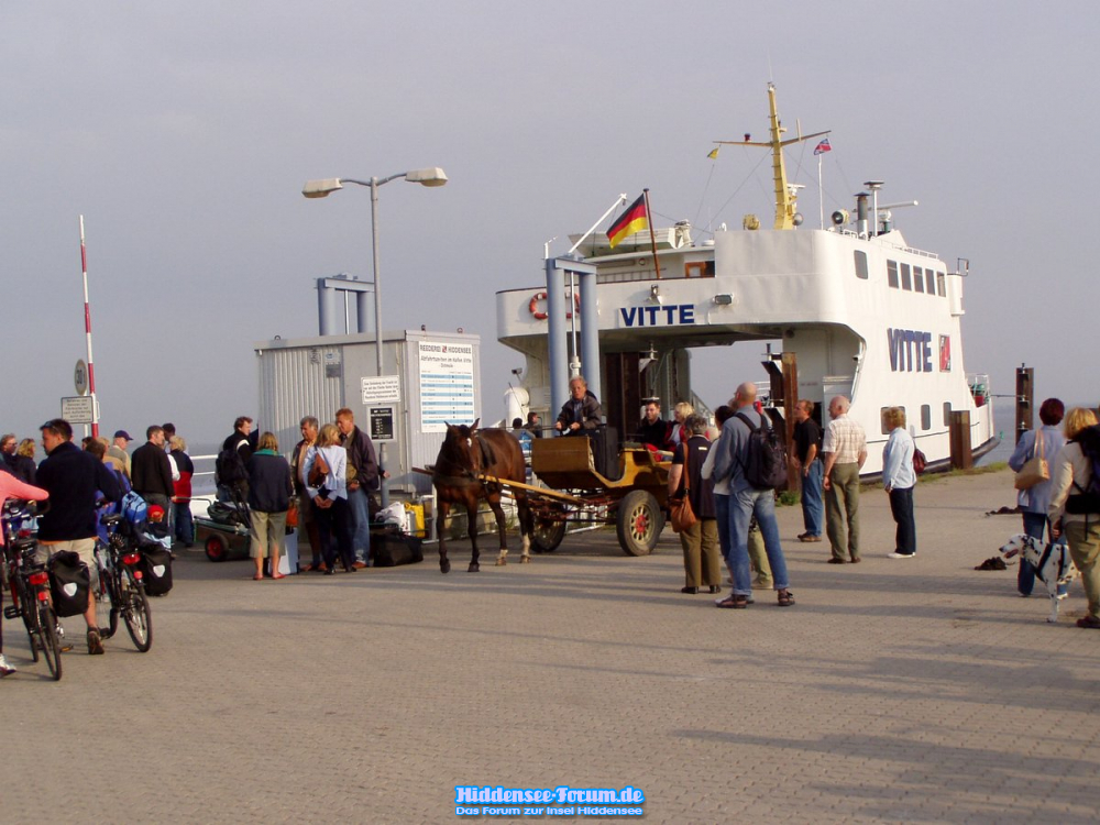 Am Hafen in Vitte