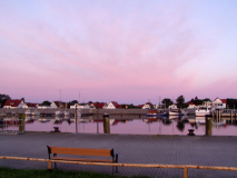 Morgens im Hafen von Vitte