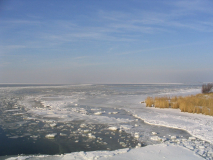 Hafen von Schaprode im Februar 2006