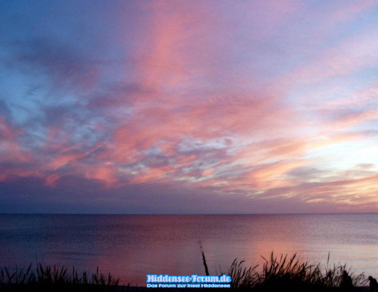 Sonnenuntergangsstimmung am Himmel