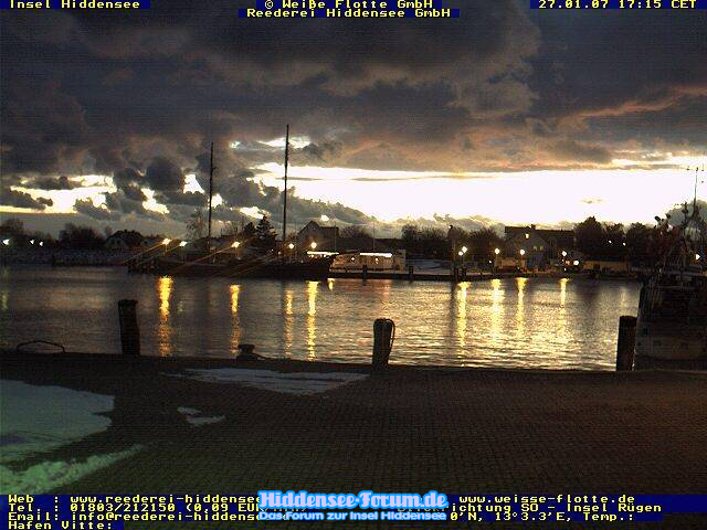 Vitte (Webcam-Bild) Abendstimmung