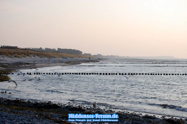 Ende eines Strandspazierganges im WINTER