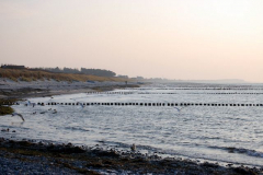 Ende eines Strandspazierganges im WINTER