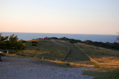 Blick hinterm Leuchtturm